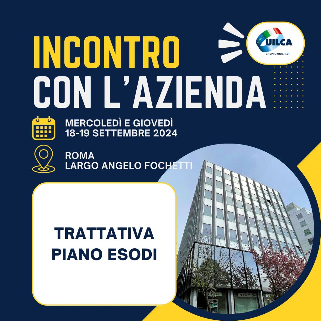 Incontri del 18 e&nbsp;19-09-2024