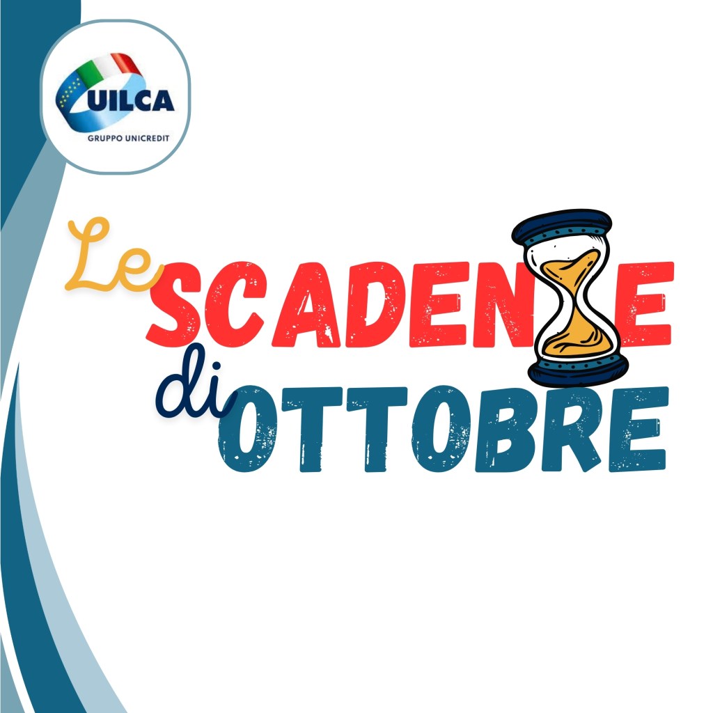 Le Scadenze di&nbsp;Ottobre