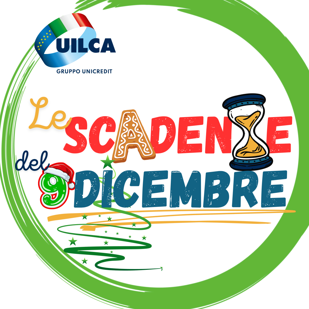 Le Scadenze del 9 Dicembre
